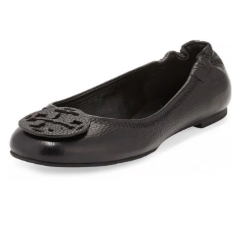 Tory Burch Black Pebble Reva Ballet Flats 8